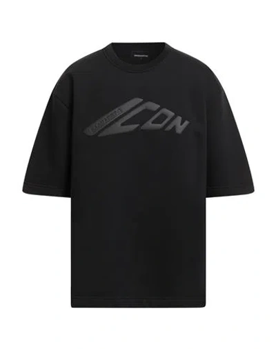 Dsquared2 Black Cotton T-shirt