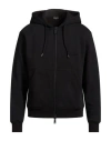Dsquared2 Man Sweatshirt Black Size L Cotton, Polyester In Black