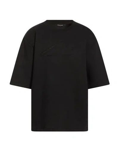 Dsquared2 Man Sweatshirt Black Size L Cotton, Polyester