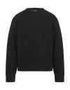 Dsquared2 Man Sweatshirt Black Size L Viscose, Elastane In Black