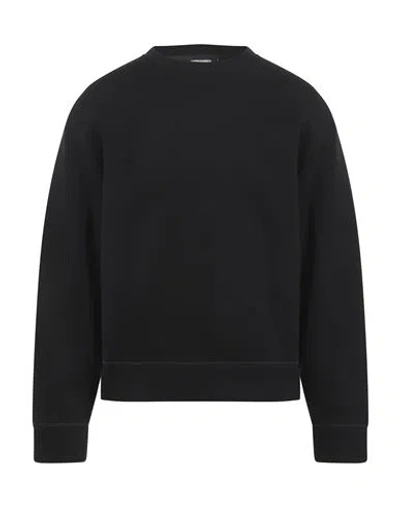 Dsquared2 Man Sweatshirt Black Size L Viscose, Elastane
