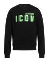 Dsquared2 Icon Blur-print Cotton T-shirt In Black