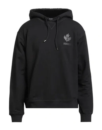 Dsquared2 Man Sweatshirt Black Size M Cotton