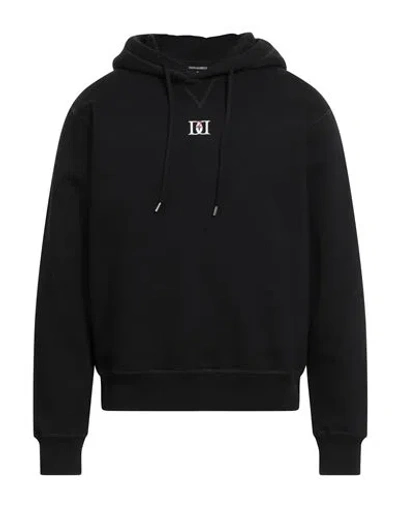 Dsquared2 Man Sweatshirt Black Size M Cotton