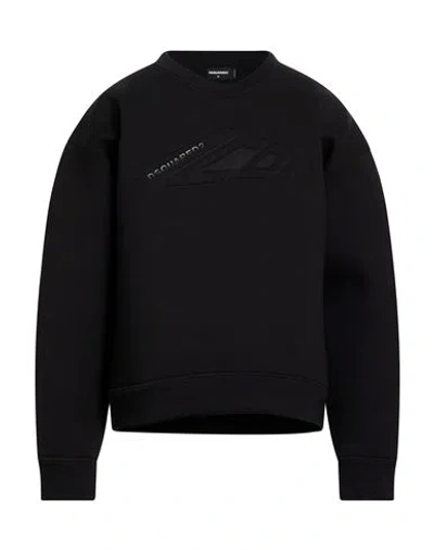 Dsquared2 Man Sweatshirt Black Size M Cotton