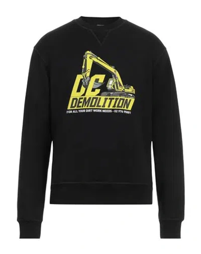 Dsquared2 Man Sweatshirt Black Size Xl Cotton