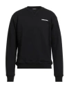 Dsquared2 Man Sweatshirt Black Size M Cotton, Elastane