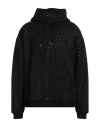 Dsquared2 Man Sweatshirt Black Size M Cotton, Elastane In Black