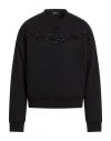 Dsquared2 Man Sweatshirt Black Size M Cotton, Polyester In Black