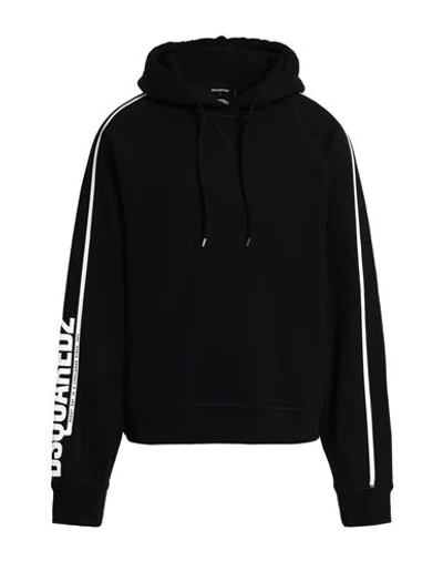 Dsquared2 Man Sweatshirt Black Size S Cotton