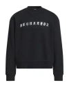 Dsquared2 Man Sweatshirt Black Size Xs Cotton In Black