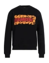 Dsquared2 Logo Printed Crewneck Sweatshirt In Black