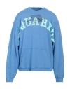 Dsquared2 Man Sweatshirt Blue Size Xxl Cotton In Blue