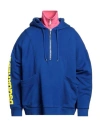 Dsquared2 Man Sweatshirt Blue Size L Cotton, Elastane In Blue