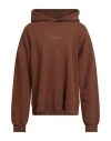 Dsquared2 Man Sweatshirt Brown Size L Cotton