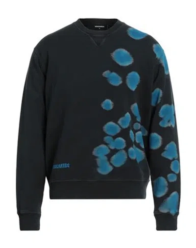 Dsquared2 Man Sweatshirt Steel Grey Size L Cotton
