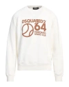 Dsquared2 Graphic-print Cotton Sweatshirt In White