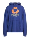 Dsquared2 Man Sweatshirt Dark Purple Size L Cotton, Elastane