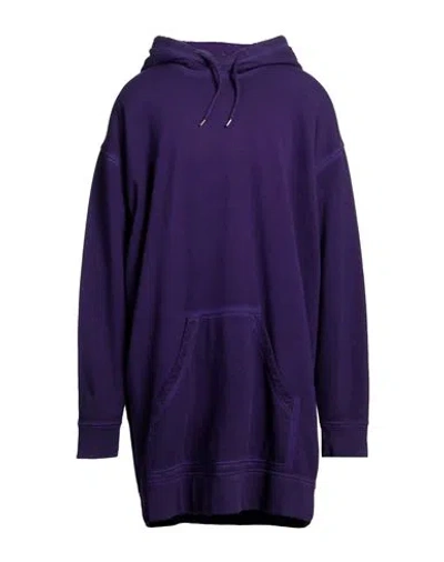 Dsquared2 Man Sweatshirt Dark Purple Size M Cotton, Elastane
