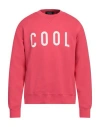 Dsquared2 Man Sweatshirt Fuchsia Size L Cotton, Elastane In Pink