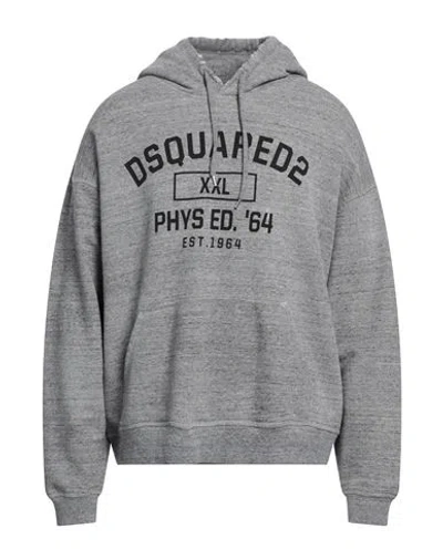 Dsquared2 Man Sweatshirt Grey Size L Cotton