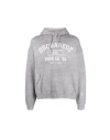 Dsquared2 Distressed Logo-print Hoodie In Grey