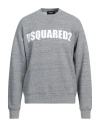 Dsquared2 All-over Rhinestone Crew-neck Sweatshirt In Grey