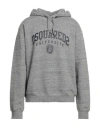 Dsquared2 Cool Fit Melange Grey Hoodie In Grey