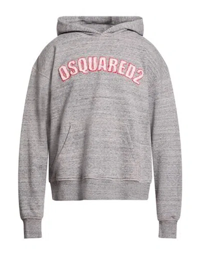 DSQUARED2 DSQUARED2 MAN SWEATSHIRT GREY SIZE L COTTON