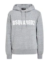 Dsquared2 Man Sweatshirt Grey Size L Cotton, Elastane In Grey