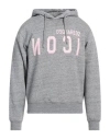 Dsquared2 Man Sweatshirt Grey Size S Cotton, Elastane In Grey