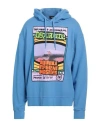 Dsquared2 Man Sweatshirt Light Blue Size Xxl Cotton