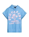 Dsquared2 Man Sweatshirt Light Blue Size Xxxl Cotton, Elastane