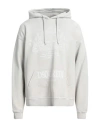 Dsquared2 Man Sweatshirt Light Grey Size Xxl Cotton In Grey