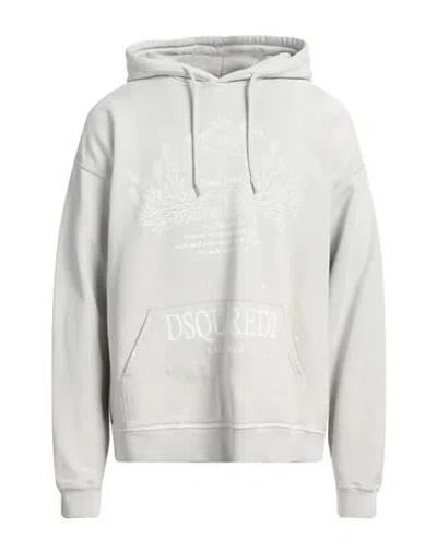 Dsquared2 Man Sweatshirt Light Grey Size Xxl Cotton