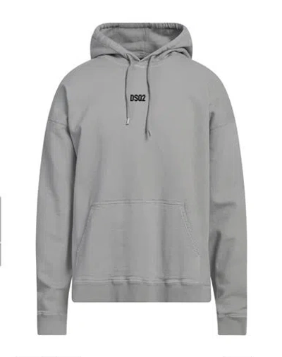 Dsquared2 Man Sweatshirt Light Grey Size S Cotton, Lyocell, Elastane