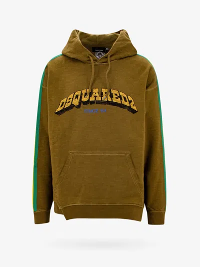 Dsquared2 Man Sweatshirt Man Green Sweatshirts