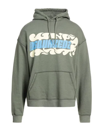 Dsquared2 Sweatshirts In Green