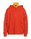 Dsquared2 Man Sweatshirt Orange Size M Cotton, Elastane