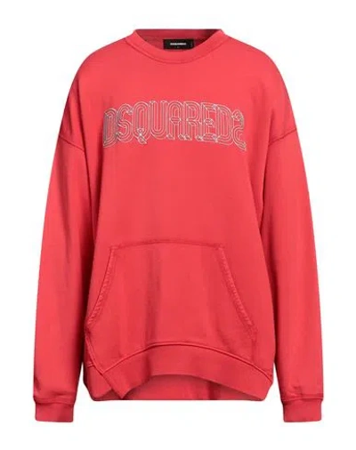 Dsquared2 Men's 3d Logo Sweatshirt In Red