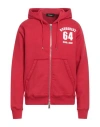 Dsquared2 Man Sweatshirt Red Size M Cotton