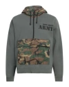 Dsquared2 Man Sweatshirt Sage Green Size M Cotton, Elastane, Polyester In Sage Green