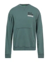 Dsquared2 Man Sweatshirt Slate Blue Size L Cotton, Elastane In Blue