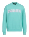Dsquared2 Logo Cool Fit Cotton Crew Sweatshirt In Blue