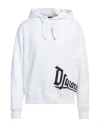 Dsquared2 Man Sweatshirt White Size L Cotton