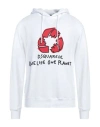 Dsquared2 Man Sweatshirt White Size L Cotton, Elastane In White