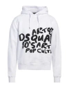Dsquared2 Man Sweatshirt White Size M Cotton
