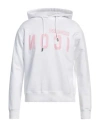 Dsquared2 Man Sweatshirt White Size M Cotton In White