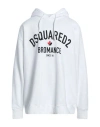 Dsquared2 Man Sweatshirt White Size Xl Cotton