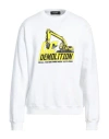 Dsquared2 Man Sweatshirt White Size Xl Cotton